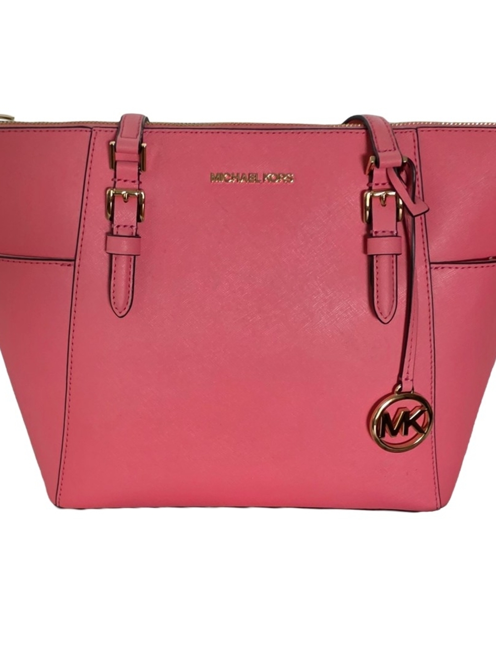 Michael Kors Pink Saffiano Leather Tote
